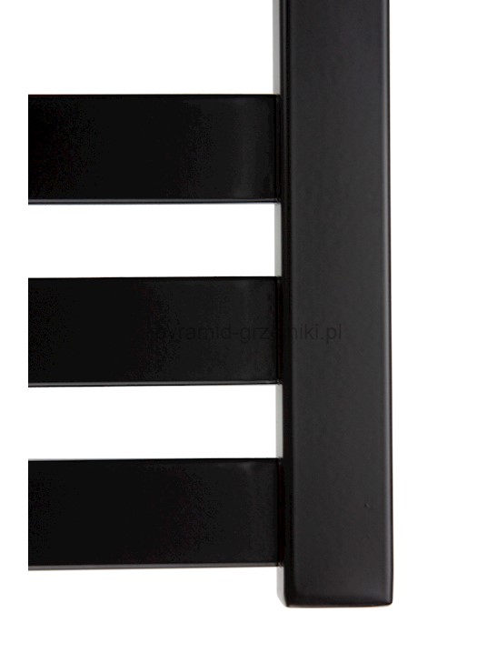Grzejnik łazienkowy dekoracyjny Enix HABER - czarny 430/950 mm 