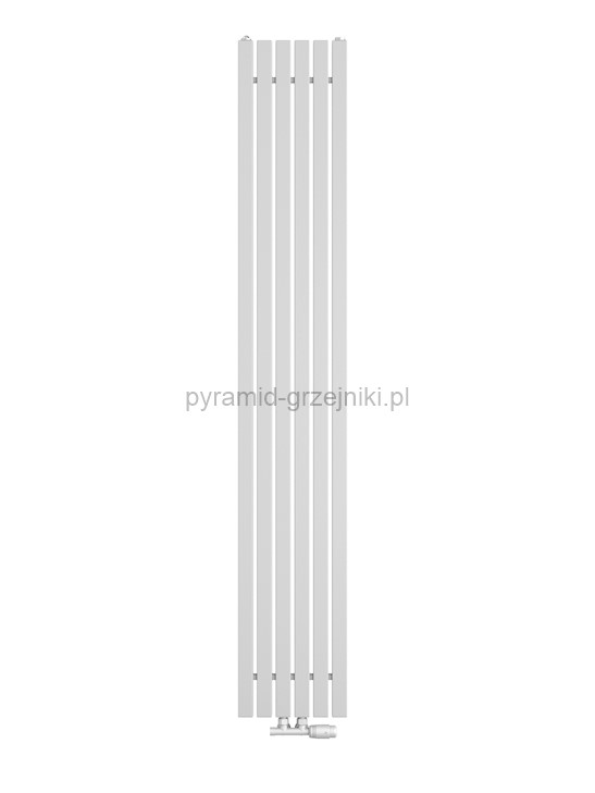 Grzejnik pionowy dekoracyjny LUXAR - 290/1800 biały 